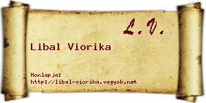 Libal Viorika névjegykártya